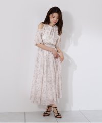 PROPORTION BODY DRESSING/オープンショルダー花柄ワンピース/508271507