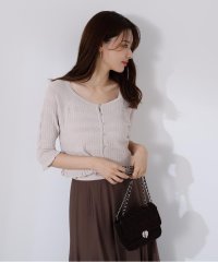 PROPORTION BODY DRESSING/〈接触冷感〉変わり編みニットカーディガン/508271514