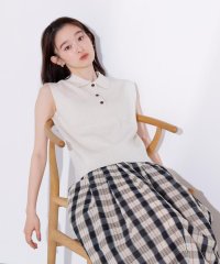 N Natural Beauty Basic/ラメ混ポロエリニット/508271535
