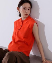 N Natural Beauty Basic/ラメ混ポロエリニット/508271535