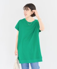 Green Parks/グリーン パークス Green Parks 今年っぽフレンチスリーブカットチュニック/508271581