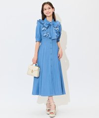 WILLSELECTION/ラッフルリボンタイシャツワンピース/508135356