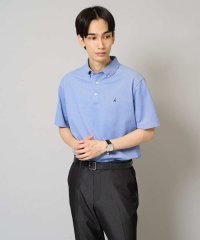 a.v.v (MEN)/【イージーケア/接触冷感/毛玉になりにくい】ワンポイント刺繍バーズアイポロシャツ/508149015