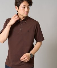 a.v.v (MEN)/【イージーケア/接触冷感/毛玉になりにくい】ワンポイント刺繍バーズアイポロシャツ/508149015