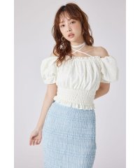 rienda/メニーウェイシャーリングショートブラウス/508271445