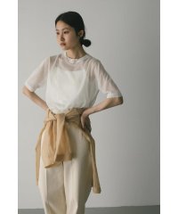 STYLEMIXER/ウォッシャブルリネンニットT/508271450