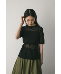 STYLEMIXER/ウォッシャブルリネンニットT/508271450