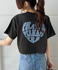 me Jane/ミージェーン me Jane バックデニムハート型ショート丈Tシャツ/508272373