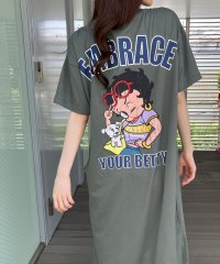 me Jane/ミージェーン me Jane BETTY BOOPバックプリントTシャツワンピース/508272375