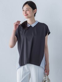 LAUTREAMONT/ロートレアモン LAUTREAMONT Hari－Puruジャージ2WAYカットソー≪洗濯機で洗える≫/508272694