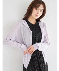 tocco closet/トッコクローゼット tocco closet UVカット＆接触冷感＆ハンドウォッシュ♪シアーニットパーカー/508272750