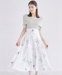 tocco closet/トッコクローゼット tocco closet フラワープリントハイウエストフレアスカート/508272754