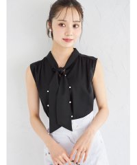 tocco closet/トッコクローゼット tocco closet パール付きボウタイブラウス/508272759