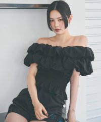 AND COUTURE/6/13(金)発売ボリュームフリルオフショルブラウス/508272945