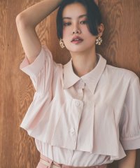 AND COUTURE/ストライプヨークハーフスリーブシャツ/508272947