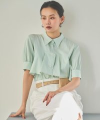 AND COUTURE/ストライプヨークハーフスリーブシャツ/508272947