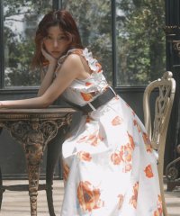 AND COUTURE/サンセットフラワーフリルワンピース/508272950
