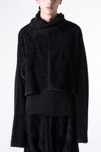 JULIUS/ユリウス JULIUS MINK MOLE INLAY KNIT SWEATER/508273321