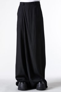 JULIUS/ユリウス JULIUS WOOL/VISCOSE CREPE PANTS/508273334