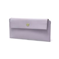 Neutral Gray/ニュートラルグレイ Neutral Gray 財布 レディース 長財布 本革 ブランド 薄い かわいい 薄型 革 かぶせ ロングウォレット レザー ブラック 小/505456078