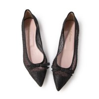 PRETTY BALLERINAS/プリティ・バレリーナ Pretty Ballerinas ELLA queen－mesh little ribbon（エラ クイーン－メッシュ リトルリボン）ポ/507433705