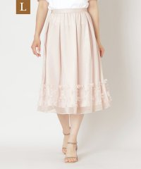TO BE CHIC(L SIZE)/【L】リボンチュール ギャザースカート/508162663