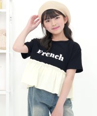 子供服Bee/コドモフク ビー 子供服Bee ペプラムロゴトップス/508191937