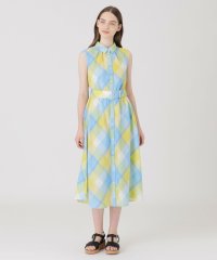 BLUE LABEL CRESTBRIDGE/クレストブリッジチェックカラミクロスシャツドレス/508237071