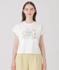 BLUE LABEL CRESTBRIDGE/【星陽子コラボ】ピマコットンプレーティング天竺ロゴイラストTシャツ/508237077