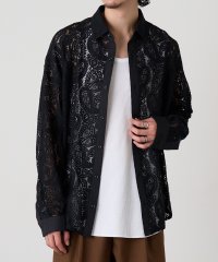 MAGASIN DE MODE CONTACT/マガジンデモードコンタクト MAGASIN DE MODE CONTACT L/S レースシアーシャツ/508265118