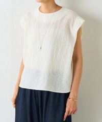 BEARDSLEY/サッカーチェックフレンチブラウス/508265476