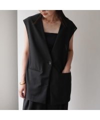 CLOCHE/クロシェ CLOCHE CLOCHE ジレ ドライジョーゼット 85679 Vネック/508266071