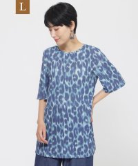 エヴェックス バイ クリツィア　Lサイズ/【L】【接触冷感】【ウォシャブル】クールレオパードチュニックカットソー/508267749
