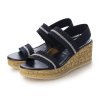 ITALIAN SHOEMAKERS/イタリアンシューメーカーズ ITALIAN SHOEMAKERS ラインストーンリボン厚底サンダル/508268131