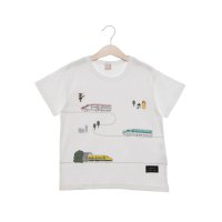 petit main/プティマイン petit main 【新幹線】線路半袖Tシャツ/508269686