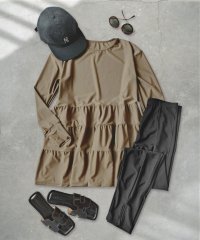 OSYAREVO/オシャレボ OSYAREVO 【ネット限定】【紫外線カット率99.9％以上】フレア ラッシュガード レギンス セットアップ 水着 体型カバー レディース/508270210