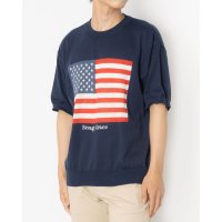 MAGASIN DE MODE Brew/マガジンデモードブリュー MAGASIN DE MODE Brew 星条旗ジャガード半袖ニット/508270313