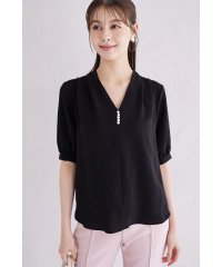 tocco closet/トッコクローゼット tocco closet パール付きモスクレープブラウス/508274101