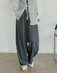 Re:EDIT/リエディ Re:EDIT ウエストドロストバレルレッグパンツ/508274246