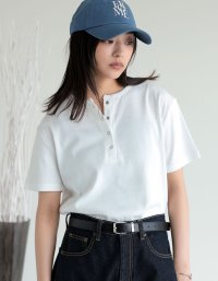 Re:EDIT/リエディ Re:EDIT テレコリブドットボタンTシャツ/508274274