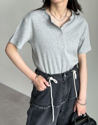 Re:EDIT/リエディ Re:EDIT テレコリブドットボタンTシャツ/508274274