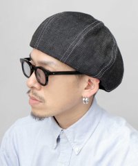 Mr.COVER/ミスターカバー Mr.COVER 日本製 12オンス 岡山産 リジットデニム ボリューム パネルベレー帽/508274284