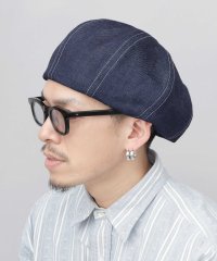 Mr.COVER/ミスターカバー Mr.COVER 日本製 12オンス 岡山産 リジットデニム ボリューム パネルベレー帽/508274284