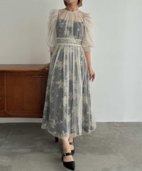 aity/アイティ aity フラワーキャミワンピースチュールレイヤードドレス 結婚式 二次会 成人式 同窓会 パーティードレス オケージョンドレス お呼ばれワンピース/508274314