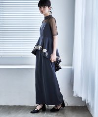 etoll./エトル etoll. 刺繍ペプラムビスチェ＆Iラインドレスセットアップ/508274318