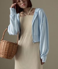 Fashion Letter/ファッションレター Fashion Letter UPF50+ 接触冷感 指穴付き クロップド丈ラッシュガードパーカー/508274328