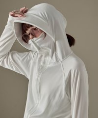 Fashion Letter/ファッションレター Fashion Letter UPF50+ 接触冷感 指穴付き ツバ付きロング丈パーカ ラッシュガード/508274329