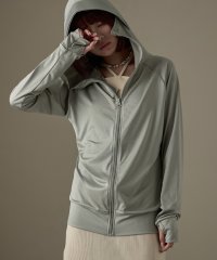 Fashion Letter/ファッションレター Fashion Letter UPF50+ 接触冷感 指穴付き ツバ付きロング丈パーカ ラッシュガード/508274329