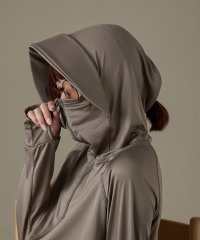 Fashion Letter/ファッションレター Fashion Letter UPF50+ 接触冷感 指穴付き ツバ付きロング丈パーカ ラッシュガード/508274329