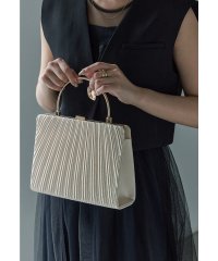 niana/ニアナ niana サテンプリーツハンドバッグ パーティーバッグ ショルダー 結婚式 二次会 成人式 同窓会 お呼ばれ フォーマル オケージョン/508274331